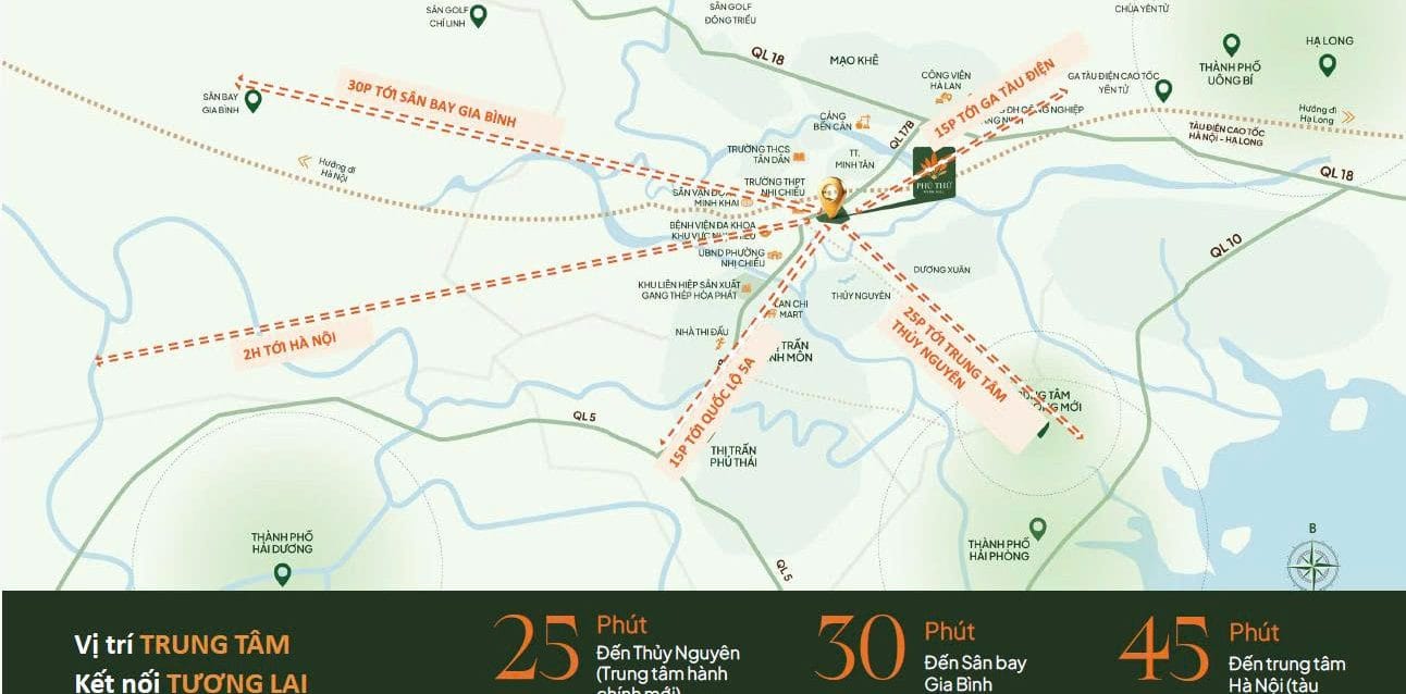 Vị trí Phú Thứ Park Hill – Lợi thế chiến lược đón đầu làn sóng phát triển đô thị